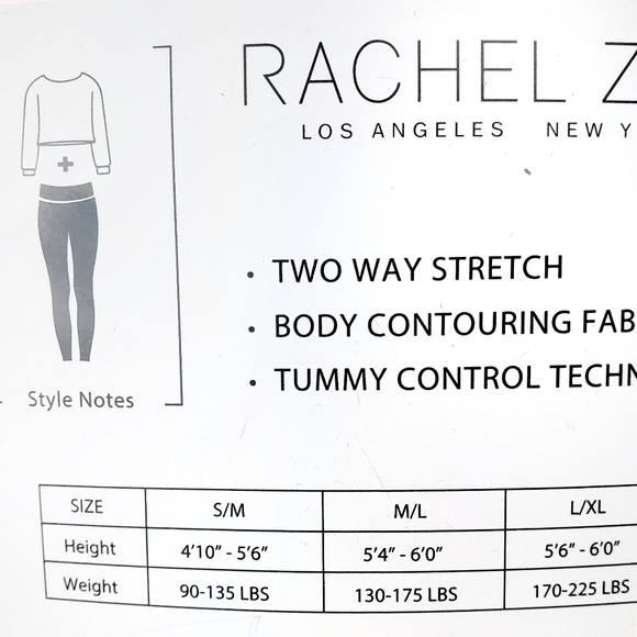 NWT RACHEL ZOE Tie-Dye & Polka Dot High Waisted Ponte Leggings Bundle Size: Med - Picture 6 of 7